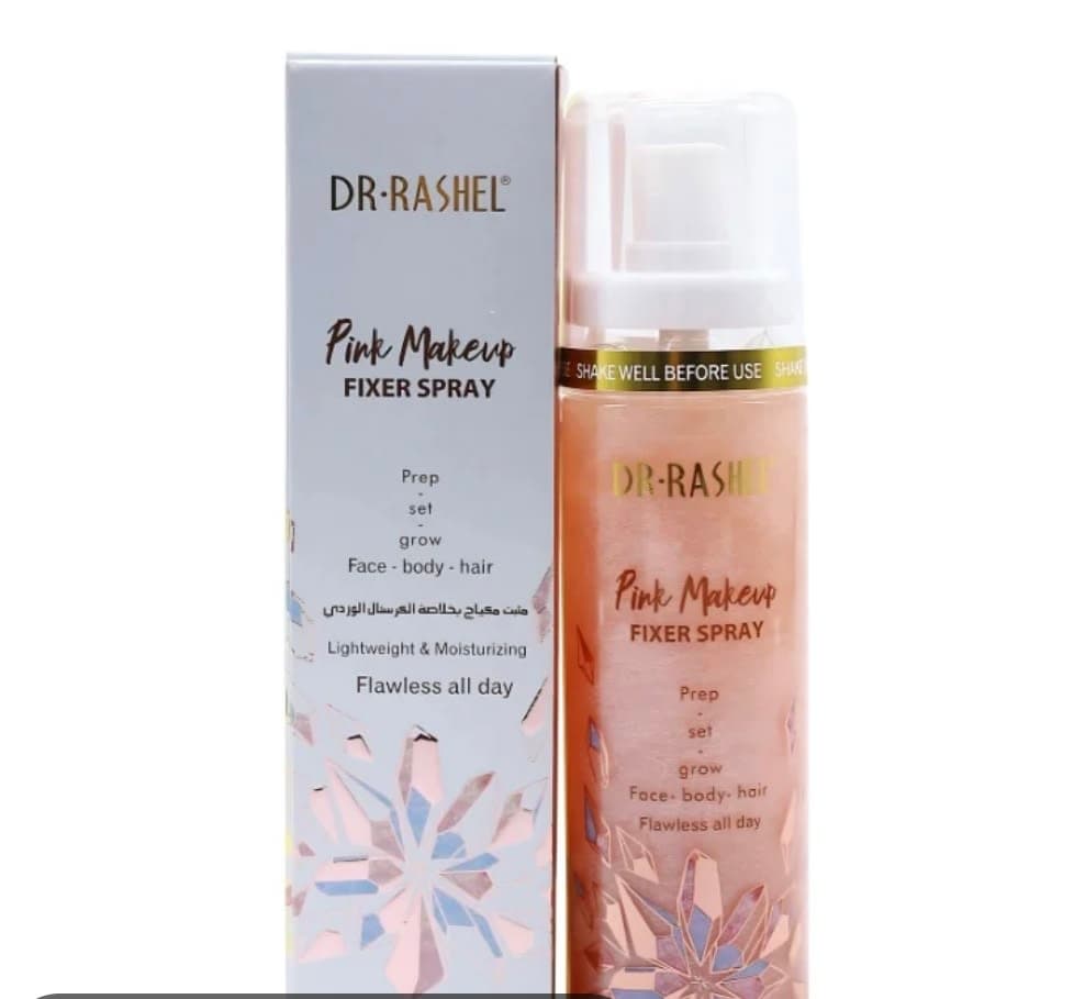DR-RASHEL PINK MAKEUP FIXER SPRAY